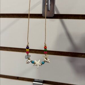 Colorful Beaded Starfish Bracelet